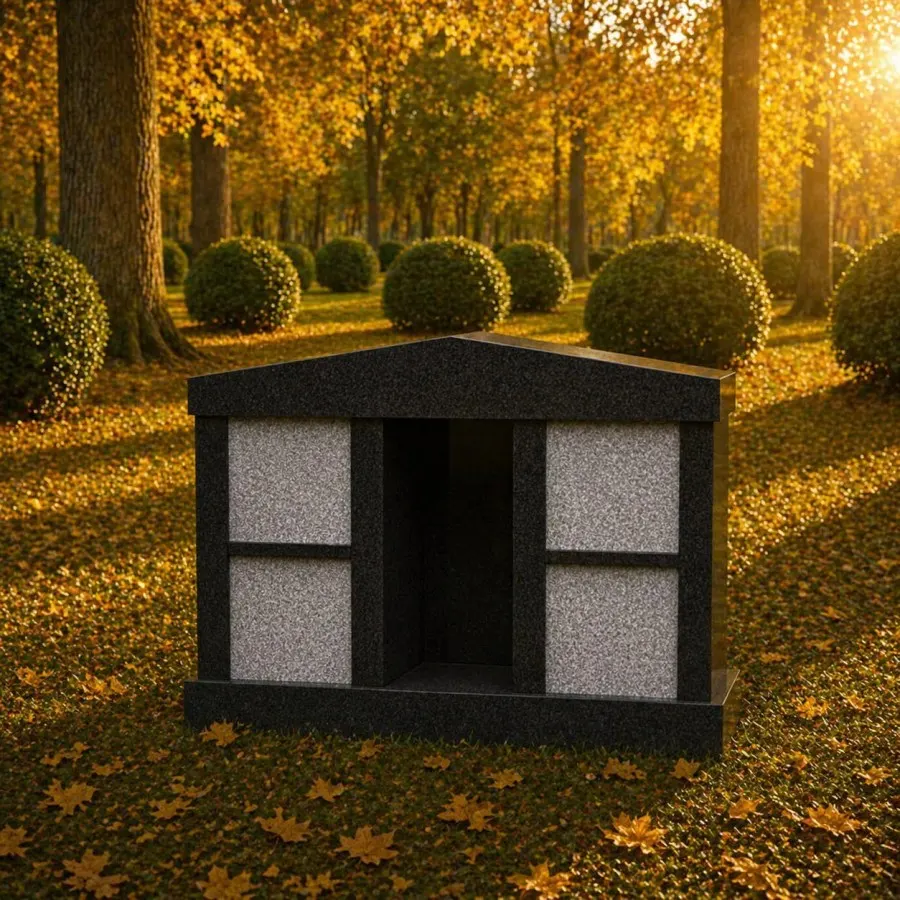 4-Niche Granite Columbarium Monument 50 x 18 x 37