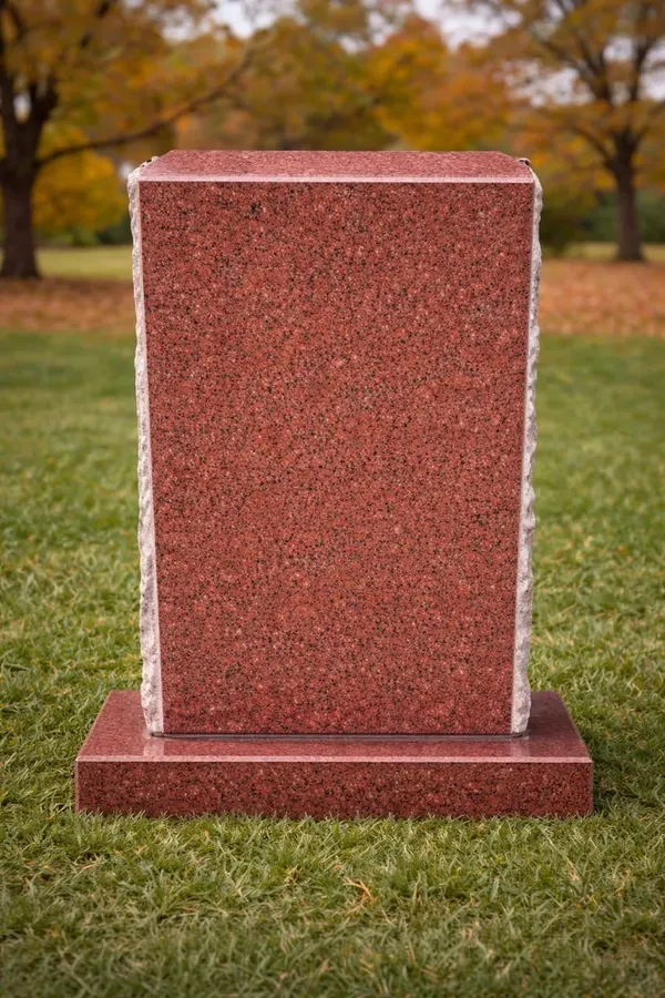 Rock Edge Headstone