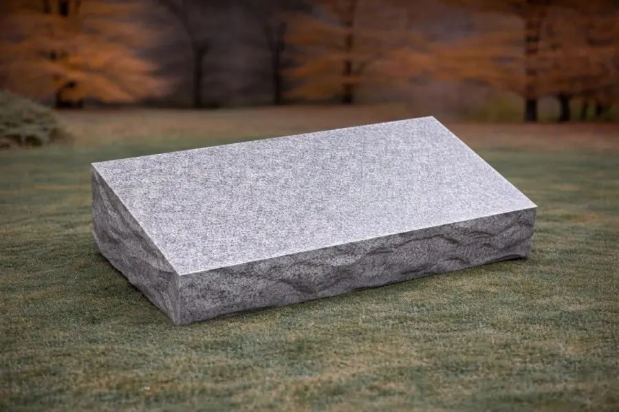 Bevel Granite Headstone — Design 2