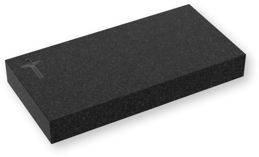 Cross Flat Granite Marker
