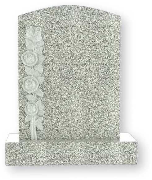 Upright with Carved Roses