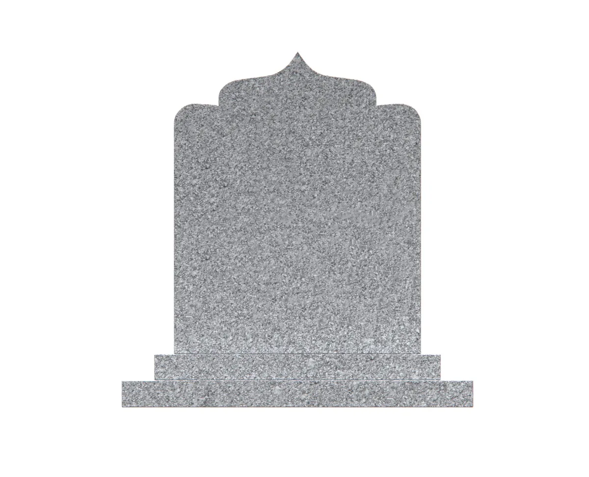 Show photo 4 of 4: Upright Islamic Granite Headstone with Quran and Arabic Inscription