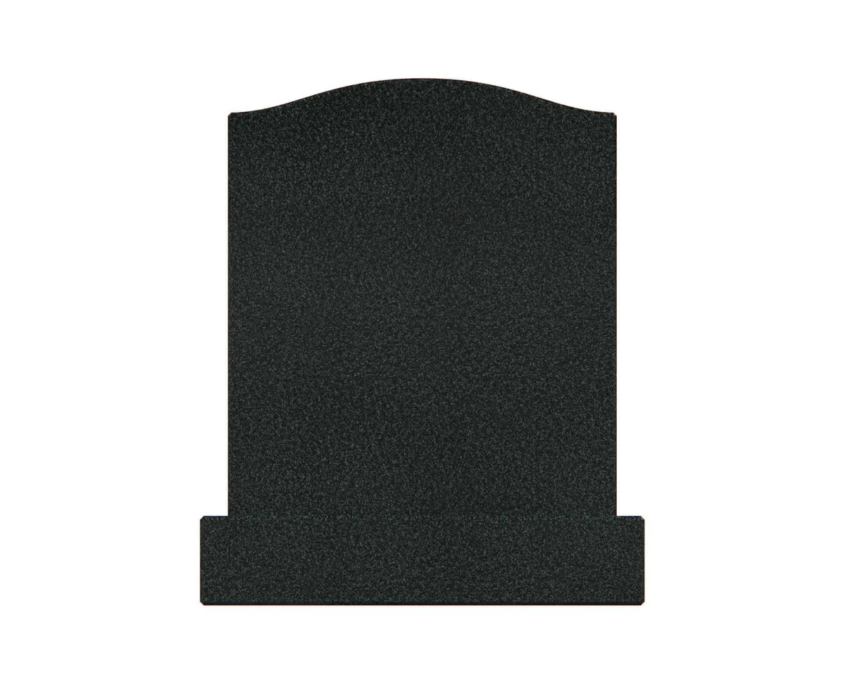 Show photo 4 of 4: Affordable Upright Granite Headstone with Cross and Rose Wreath
