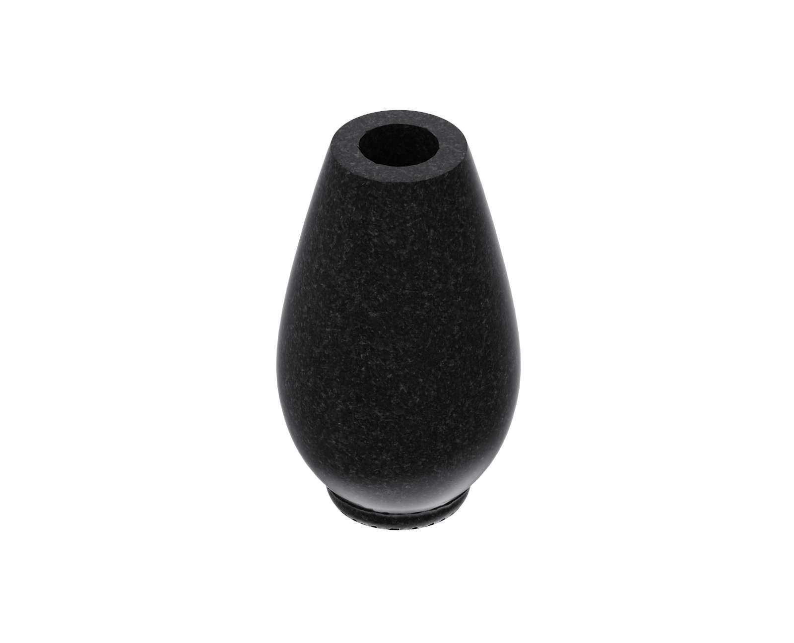 Oval Granite Memorial Vase