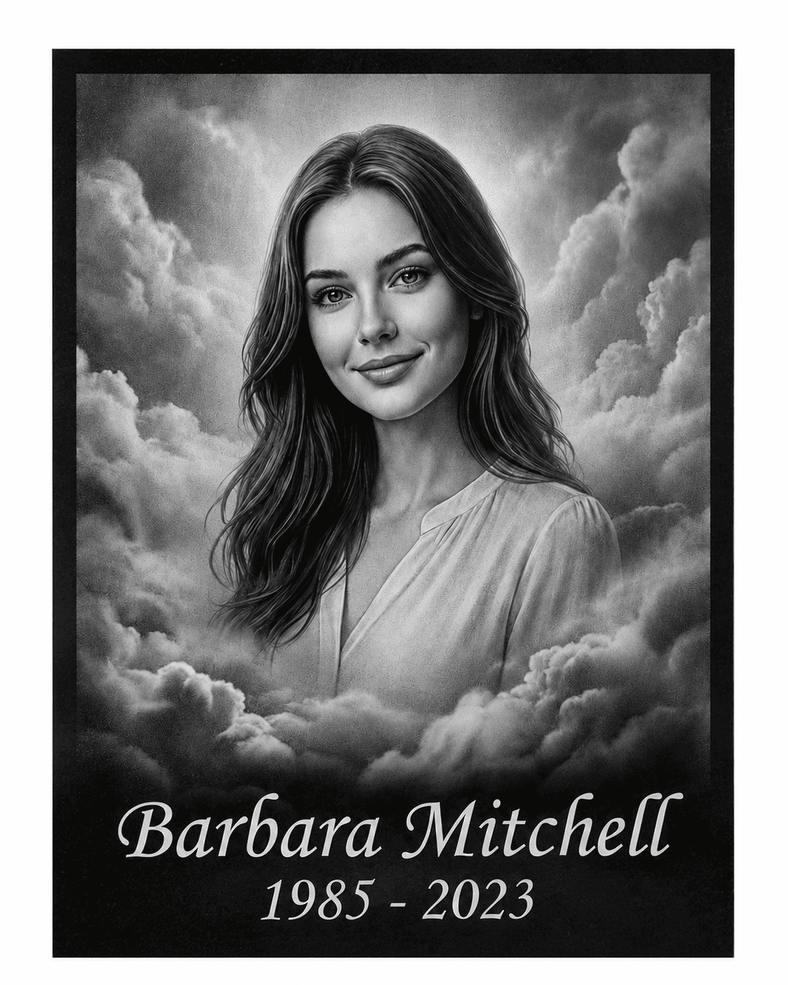 Black & White Portrait Engraving