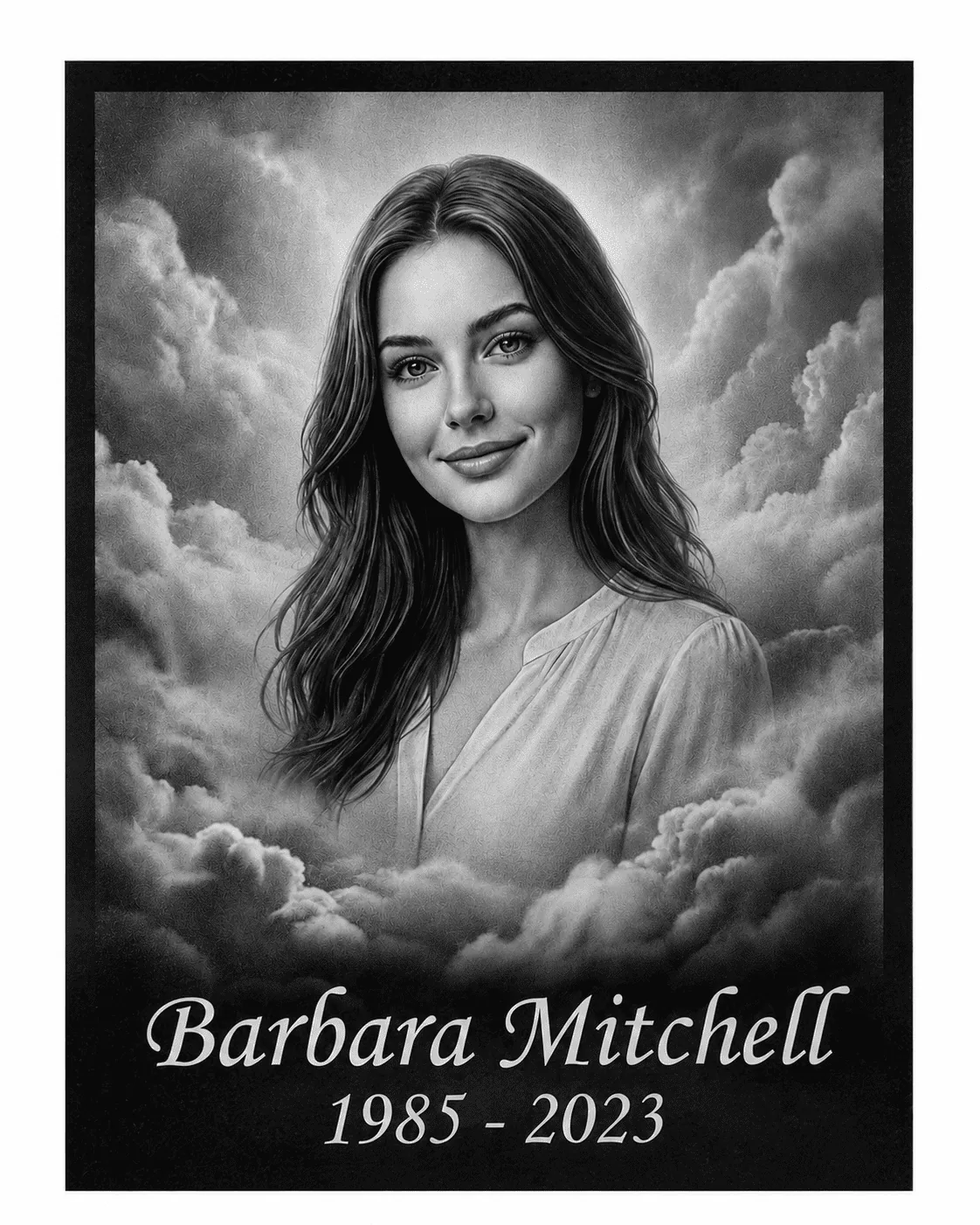 Black & White Portrait Engraving