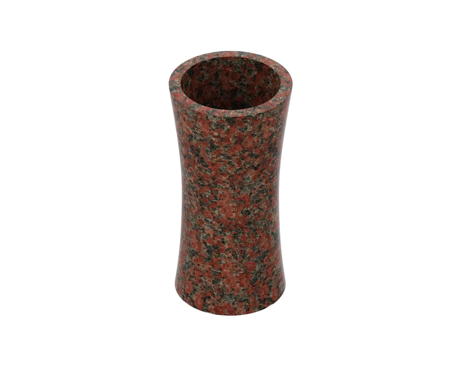 Show photo 3 of 3: Contoured Granite Memorial Vase