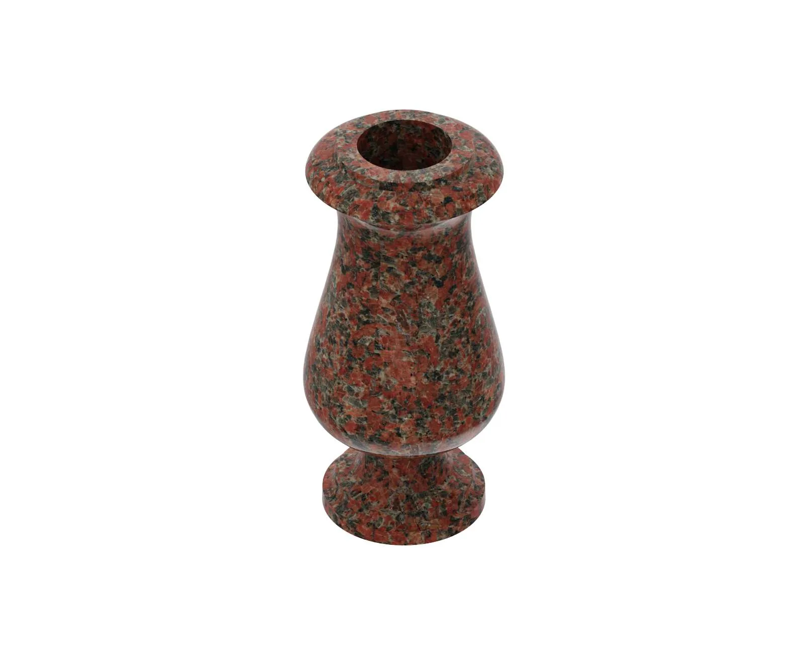 Show photo 3 of 3: Tulip Granite Memorial Vase
