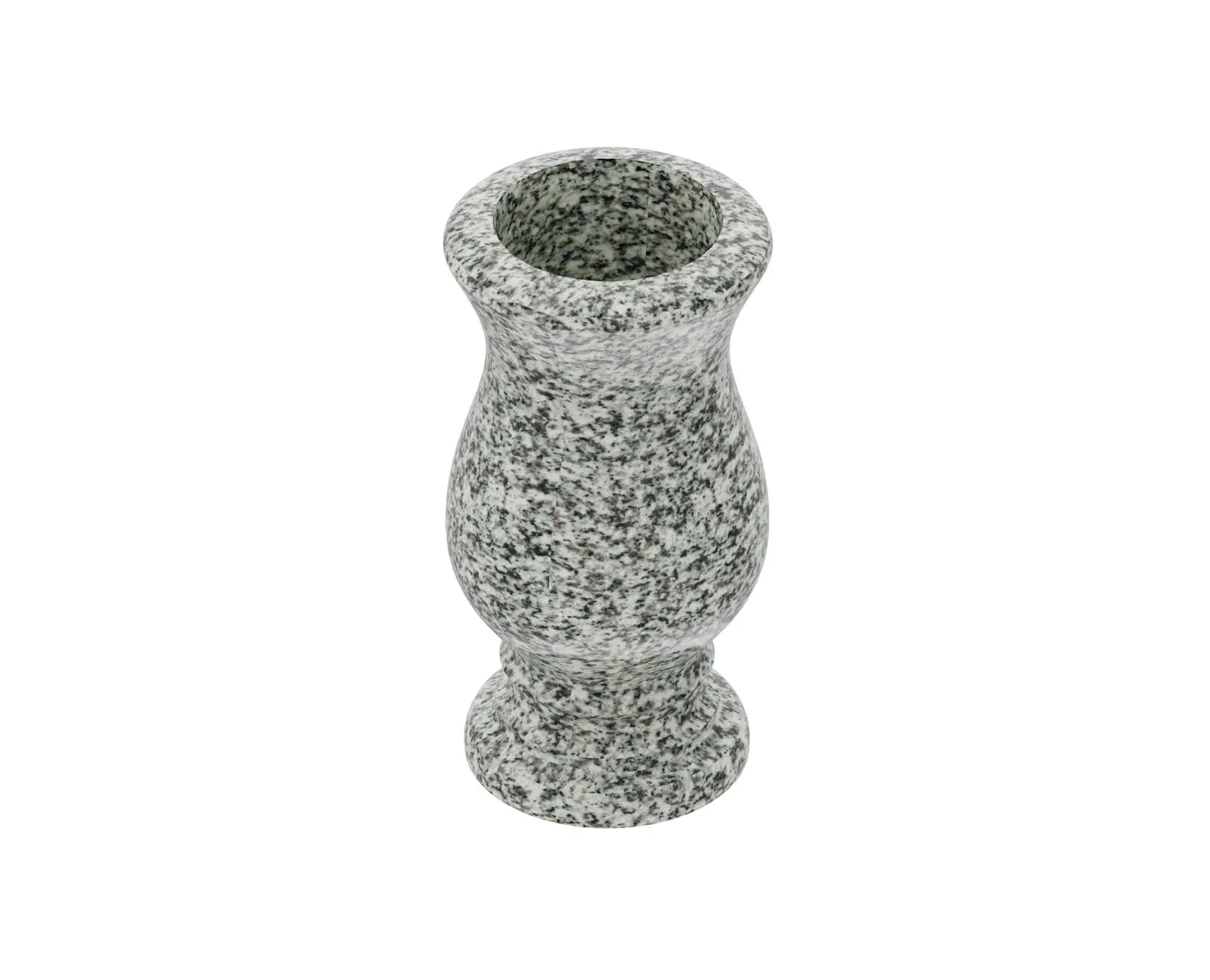 Show photo 2 of 3: Pedestal Granite Memorial Vase
