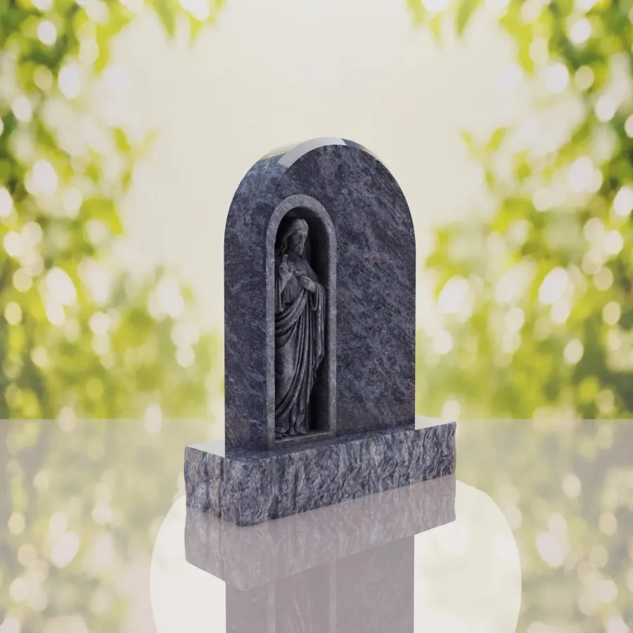 Christ the Redeemer Hispanic Granite Headstone