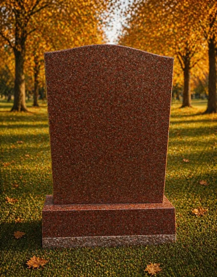 Classic Upright Granite Headstone 22 x 6 x 30