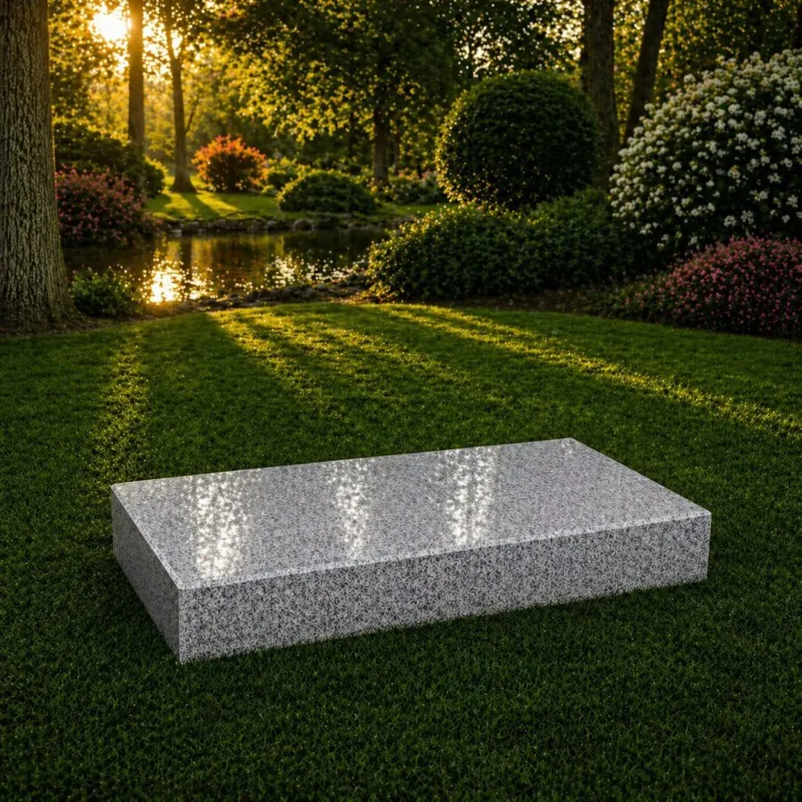 Flat Granite Grave Marker 28 x 24 x 4