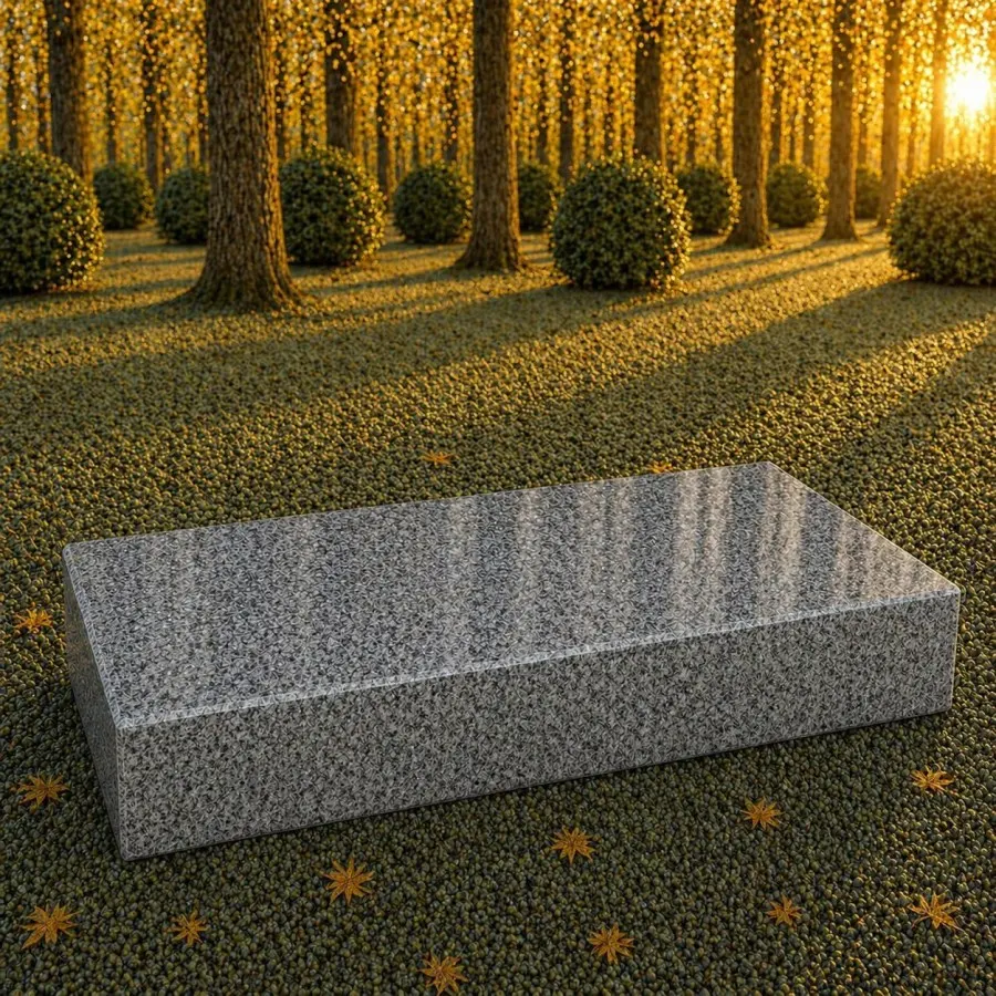 Flat Granite Grave Marker (companion  22)