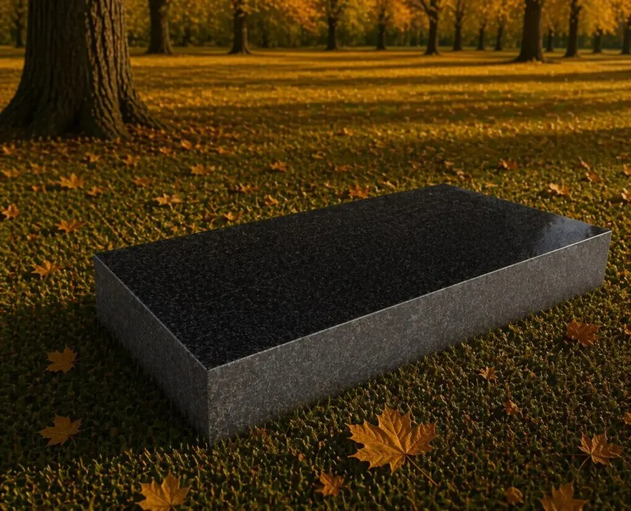 Flat Granite Grave Marker (companion  23)