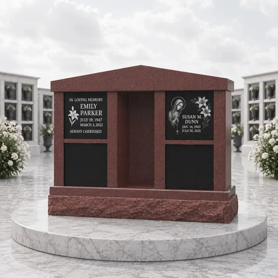 Family 6-Niche Granite Columbarium