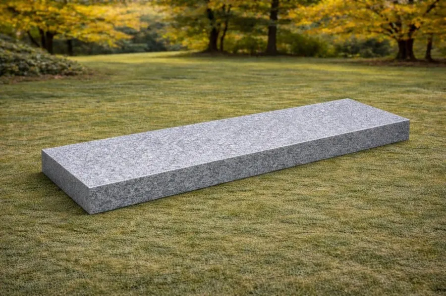 Flat Companion Granite Headstone 44 x 14 x 3
