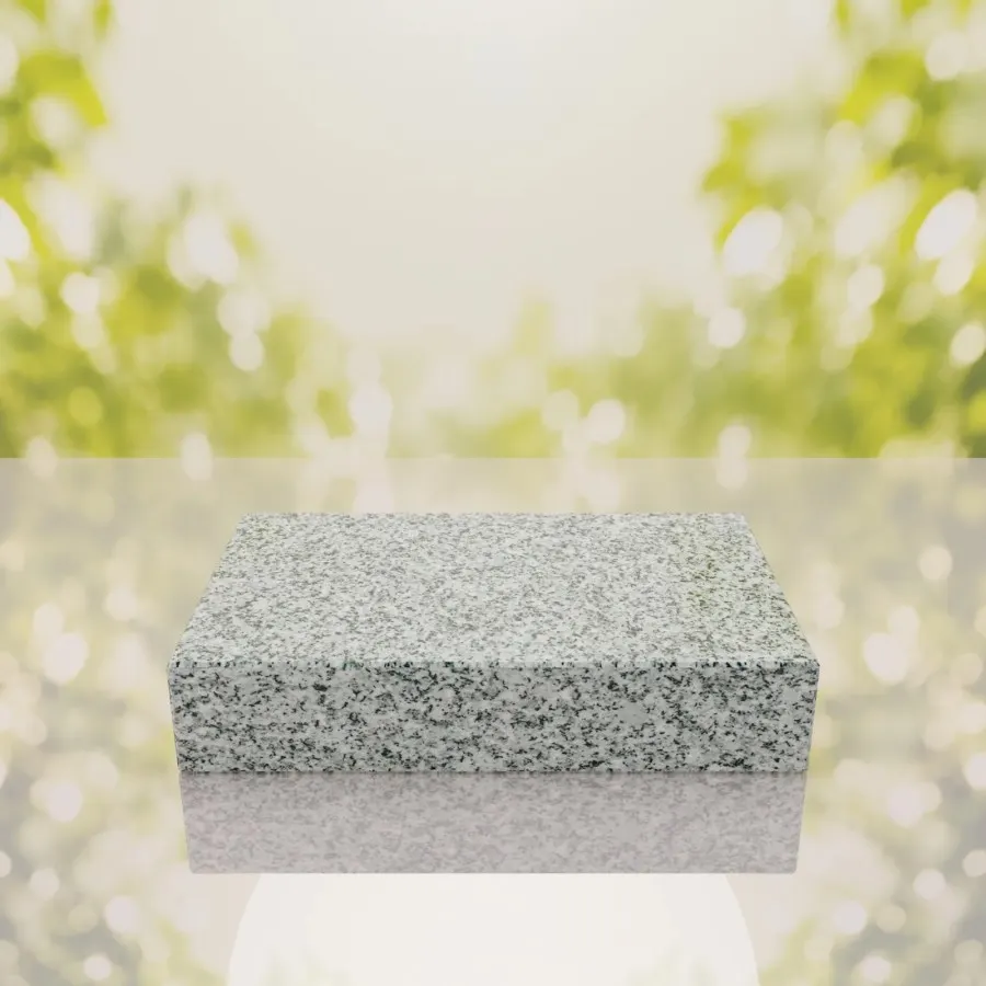 Flat Granite Grave Marker 10 x 6 x 2 view 3