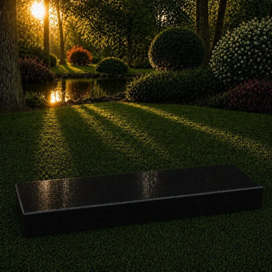 Full Ledger Granite Memorial — Design 5