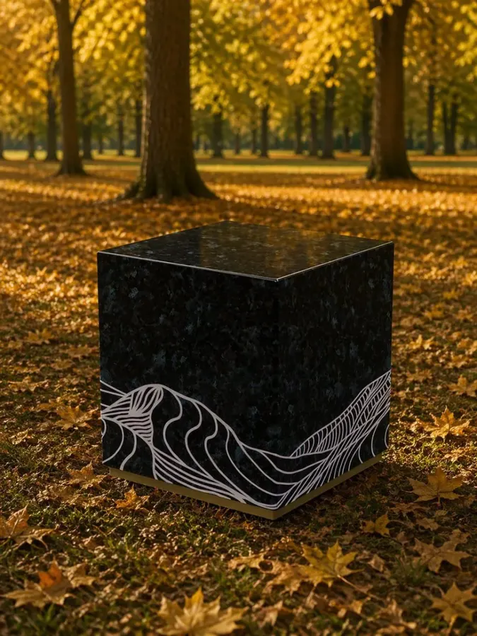 Granite Cremation Urn 8 x 8 x 8