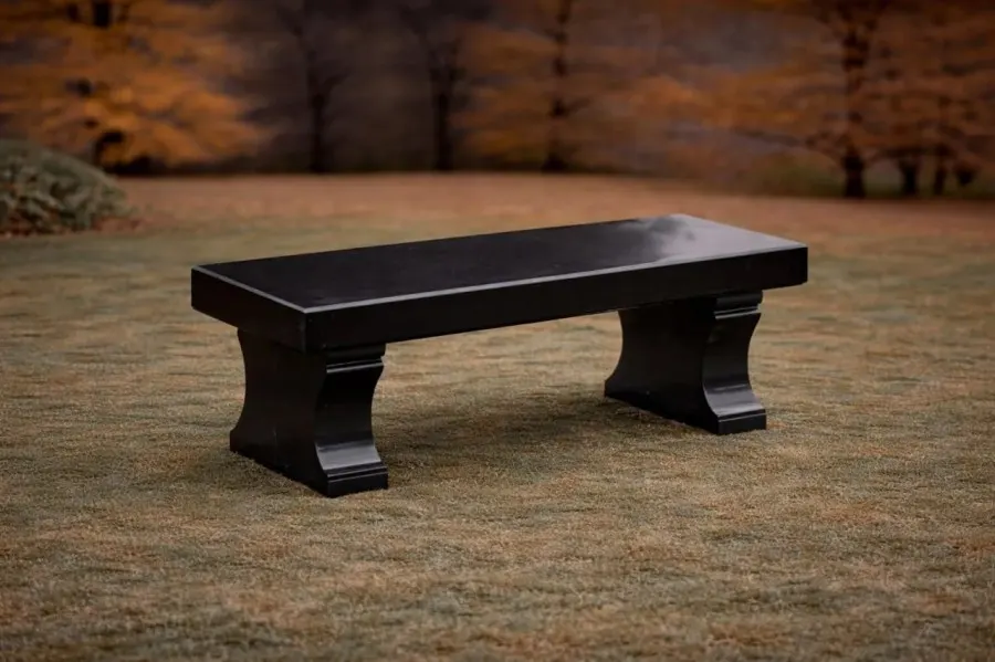 Granite Memorial Bench 34 x 14 x 19