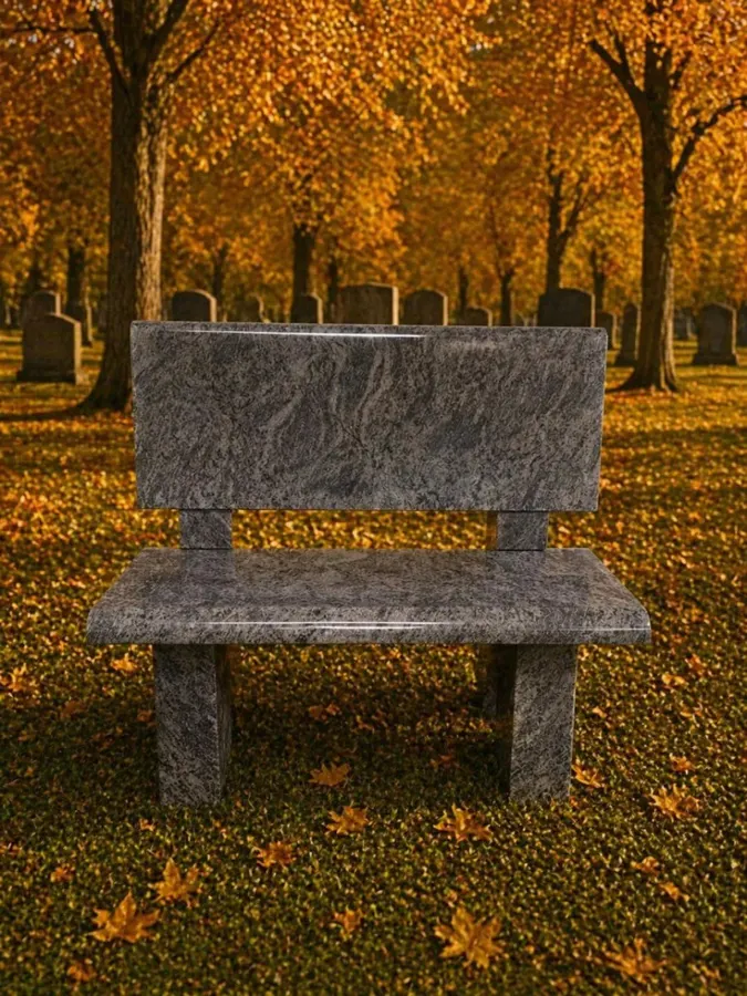 Granite Memorial Bench with Backrest (copy)