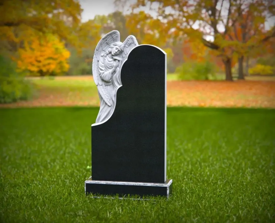 Guardian Angel Embrace Upright Monument