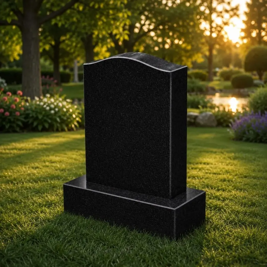 Serpentine Upright Granite Headstone 20 x 7 x 24