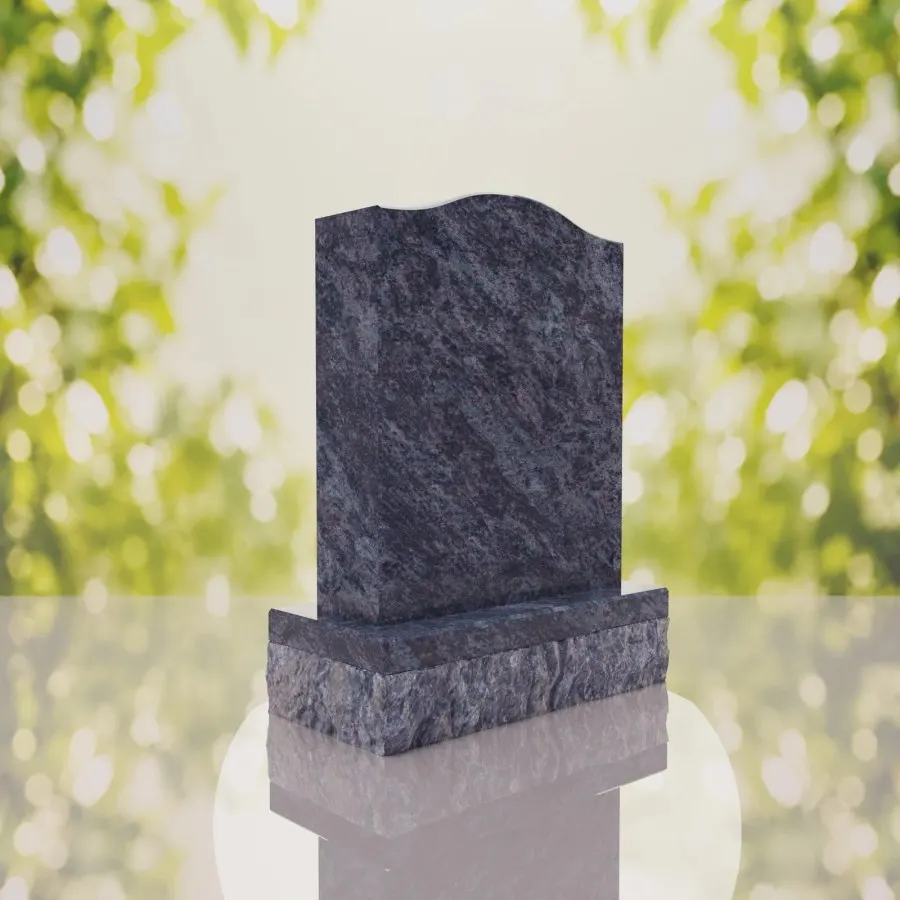 Serp Top Upright Headstone