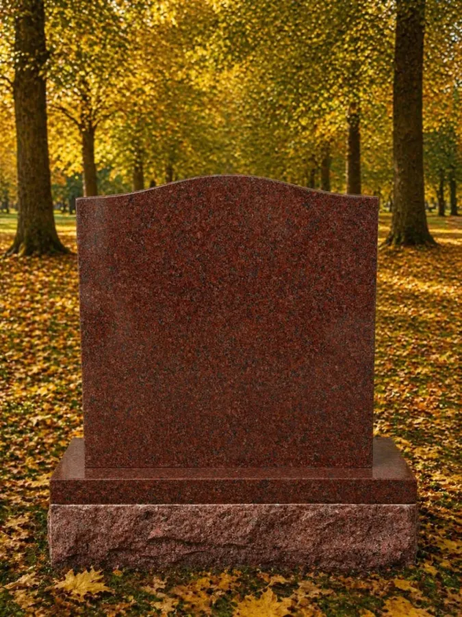 Serpentine Granite Headstone (serpentine companion granite headstone 3)