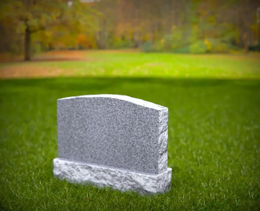 Serpentine Companion Upright Headstone 46x6x27