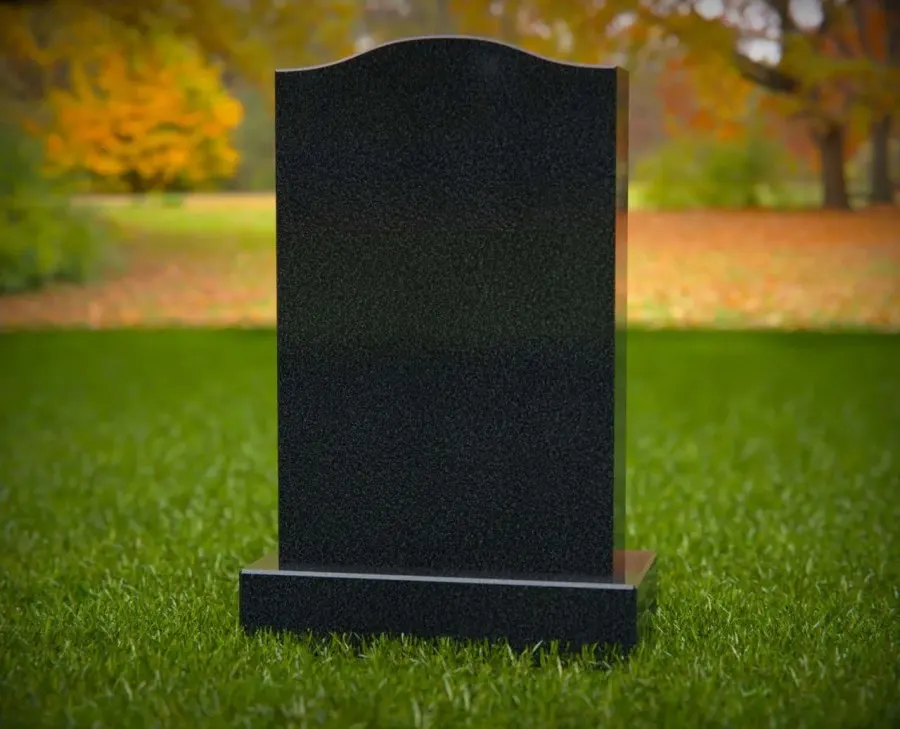 Serpentine Upright Granite Headstone 30 x 6 x 42