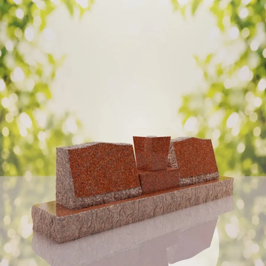 Slant Companion Headstone