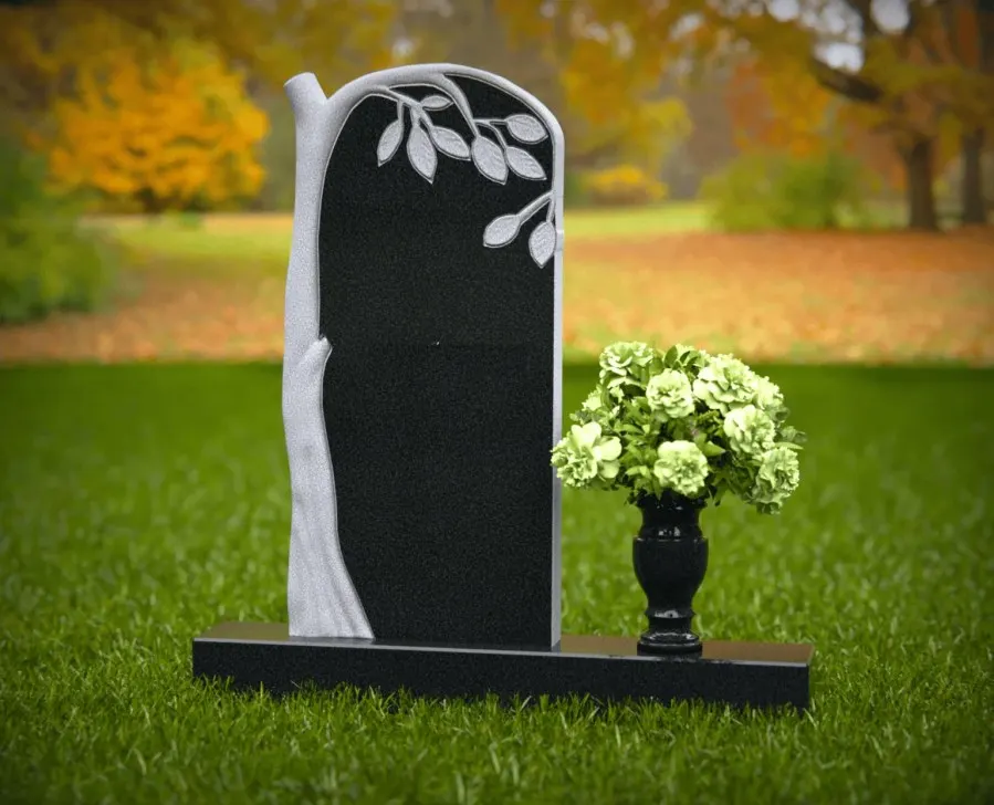 Tree of Life Shape Granite Headstone