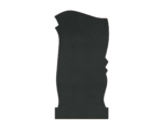 Modern Curved Granite Headstone – Contemporary Memorial Design - Image 2