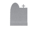 Upright Catholic Granite Headstone with Virgin Mary Statue - Image 2