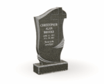Elegant Granite Headstone with Cross Motif