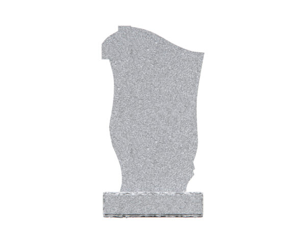 Elegant Granite Headstone with Cross Motif - Image 2