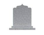Upright Islamic Granite Headstone with Quran and Arabic Inscription - Image 2