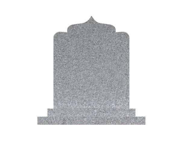 Upright Islamic Granite Headstone with Quran and Arabic Inscription - Image 2