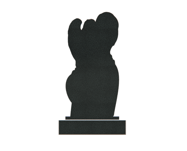 Heart-Shaped Angel Memorial Headstone - Image 2