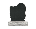 Heart-Shaped Granite Memorial Headstone - Image 2