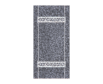 Elegant Ledger Memorial Stone with Floral Motif - Image 2