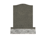 Islamic Upright Headstone with Shahada Inscription and Rose - Image 2