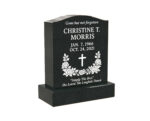 Elegant Granite Headstone with Arched Top