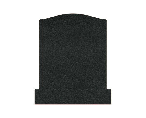 Elegant Granite Headstone with Arched Top - Image 2