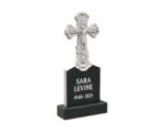 Orthodox Gravestone with Carved Crucifix Cross