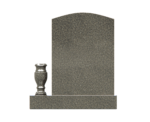 Upright Granite Memorial with Carved Roses - Image 2