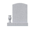 Upright Granite Memorial with Carved Roses - Image 2