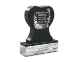 Heart-Shaped Memorial Headstone – Symbol of Love and Remembrance