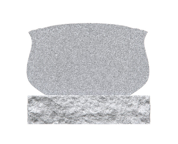 Patriotic Companion Headstone with Eagle and Flag Design - Image 2